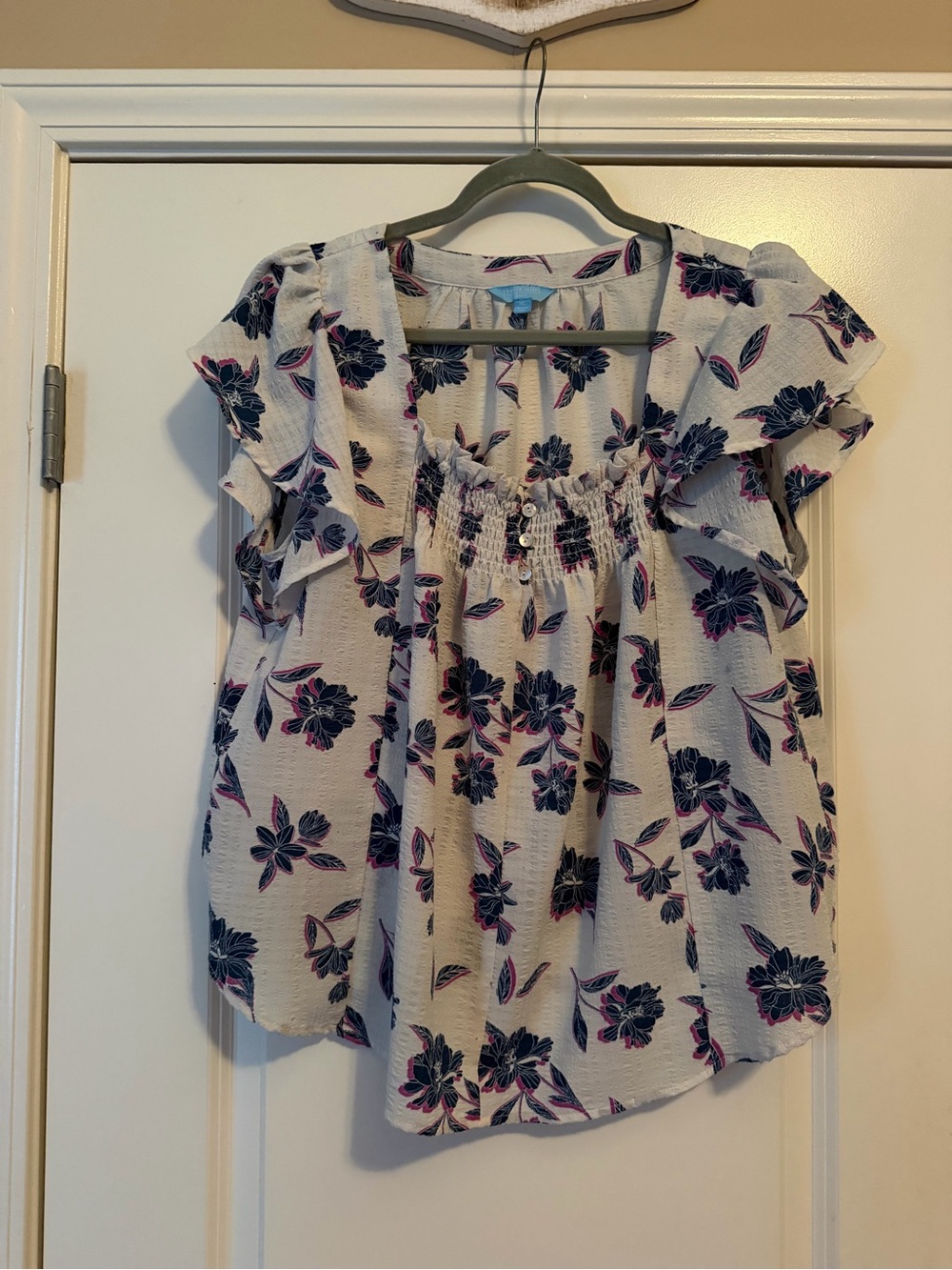 Draper James Floral Blouse